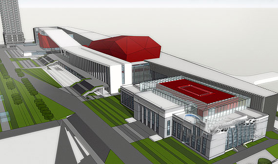 烟台文化中心A区博物馆工程