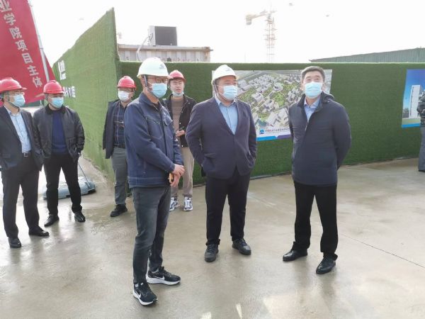 烟台卫生健康职业学院项目​教学楼封顶大吉